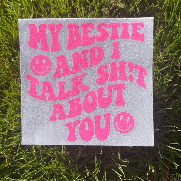 Groovy Bestie Vinyl Decal | Car Decal - Picture 2 of 8